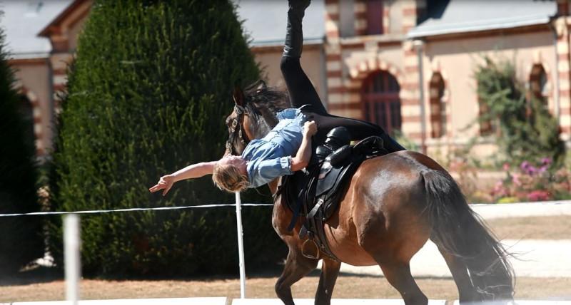 Spectacle équestre lors des jeudis du haras au Haras de Saint Lô