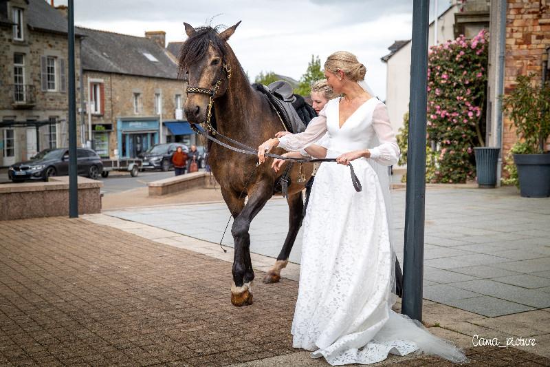 Réalisation d'un spectacle équestre pour un mariage à Liffré 